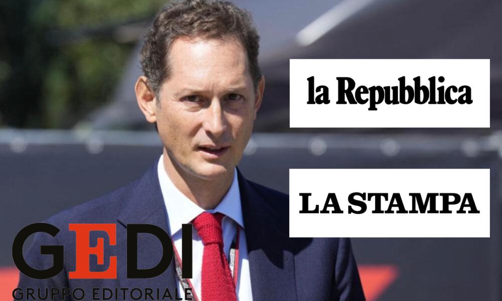 Gruppo Gedi - John Elkann PH IG